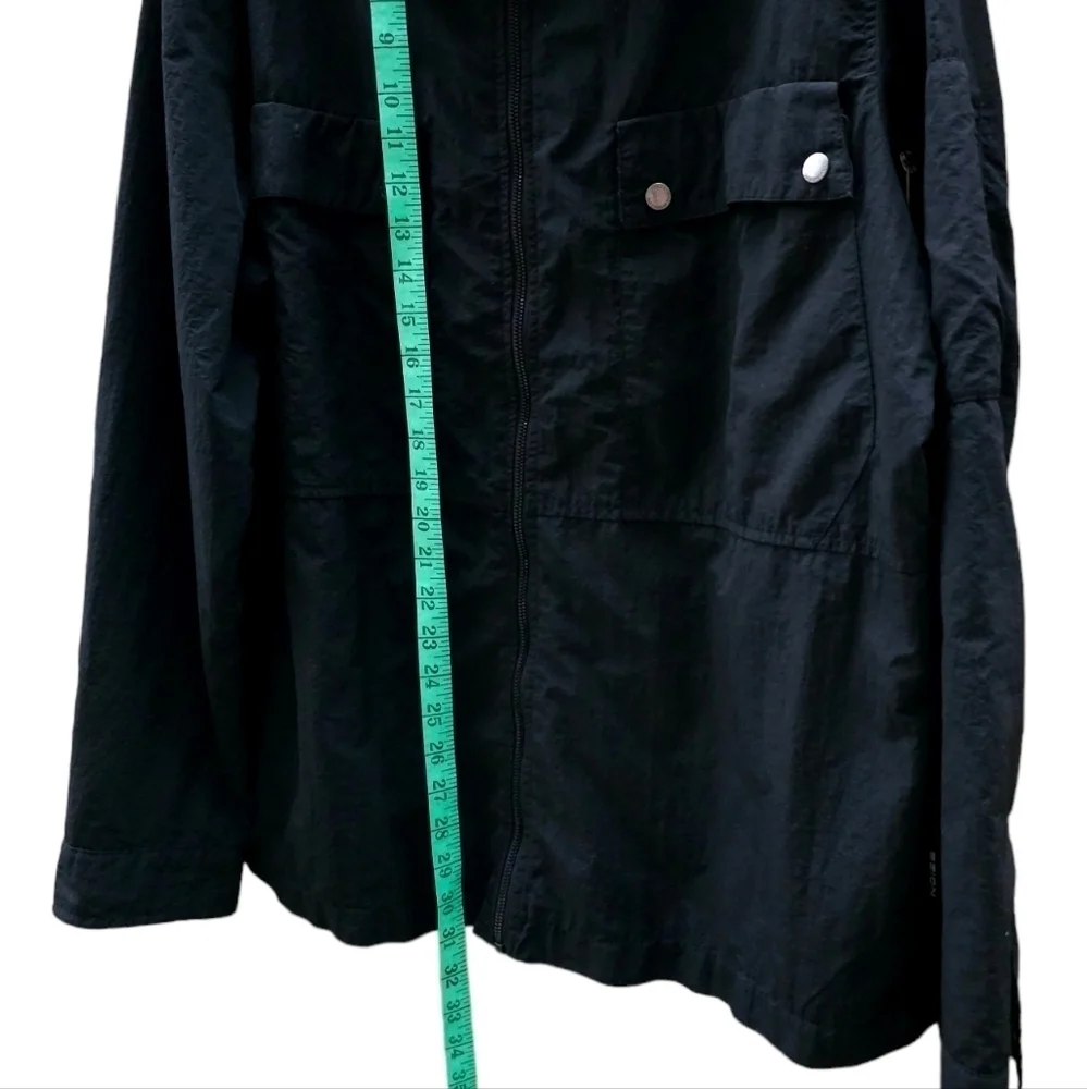 Noize Julian Minimalist Black Water-repellant Windbreaker Spring Jacket men XXL - Picture 16 of 16